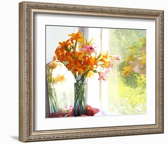 Orange Reflection-Judy Stalus-Framed Art Print