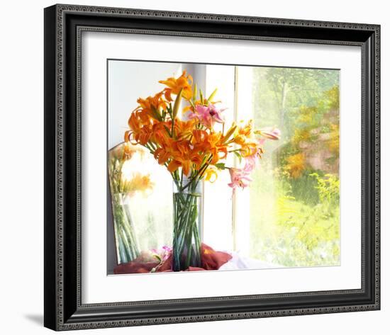 Orange Reflection-Judy Stalus-Framed Art Print