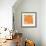 Orange Rose-Anna Flores-Framed Premium Giclee Print displayed on a wall