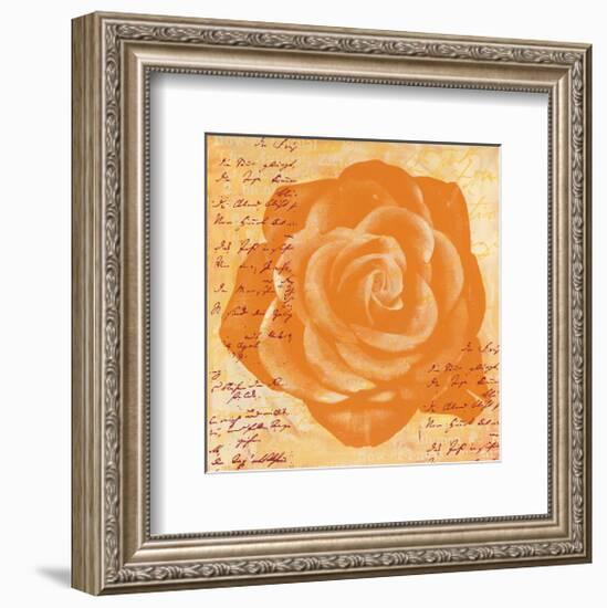 Orange Rose-Anna Flores-Framed Art Print