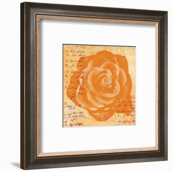Orange Rose-Anna Flores-Framed Art Print