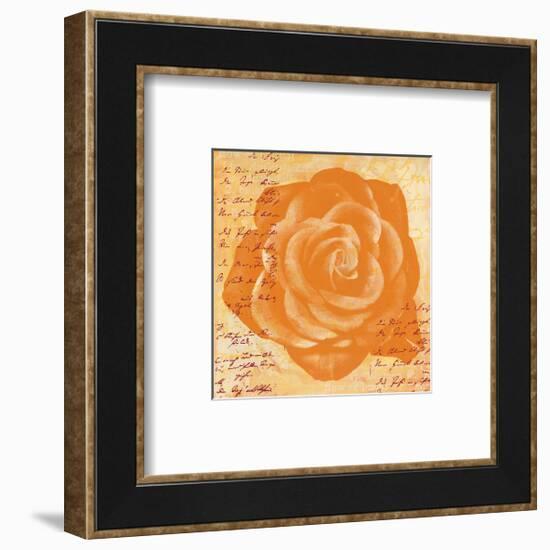 Orange Rose-Anna Flores-Framed Art Print