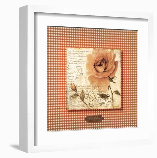 Orange Rose-Joadoor-Framed Art Print