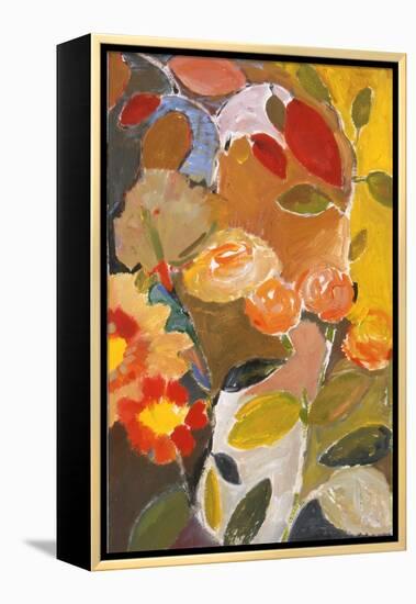 Orange Roses-Kim Parker-Framed Premier Image Canvas