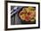 Orange Salad and Blood Orange Salad on Dark Plate-Jana Ihle-Framed Photographic Print