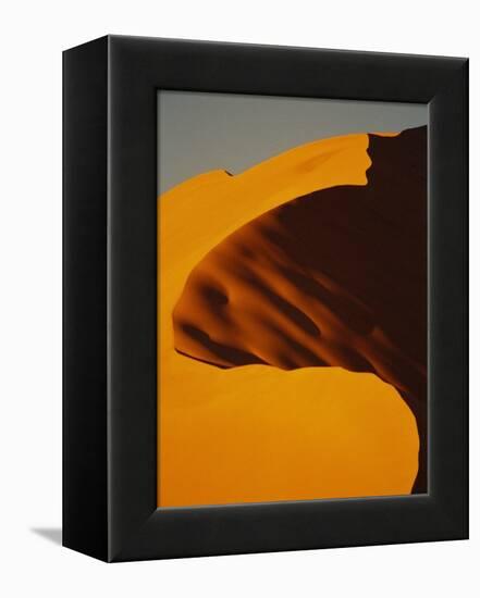 Orange Sand Dune-Michele Westmorland-Framed Premier Image Canvas