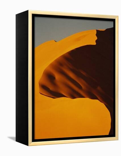 Orange Sand Dune-Michele Westmorland-Framed Premier Image Canvas