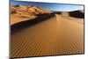 Orange Sand Dunes and Sand Ripples, Erg Chebbi Sand Sea, Sahara Desert Near Merzouga-Lee Frost-Mounted Photographic Print