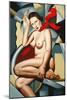 Orange Scarf-Catherine Abel-Mounted Giclee Print