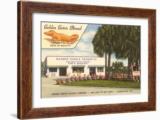 Orange Shop, Clearwater, Florida-null-Framed Art Print