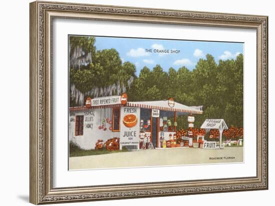 Orange Shop, Florida-null-Framed Art Print