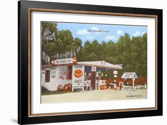 Orange Shop, Florida-null-Framed Art Print