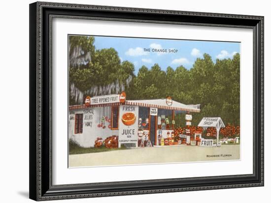 Orange Shop, Florida-null-Framed Art Print