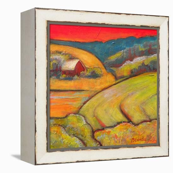 Orange Sky Farm-Blenda Tyvoll-Framed Stretched Canvas