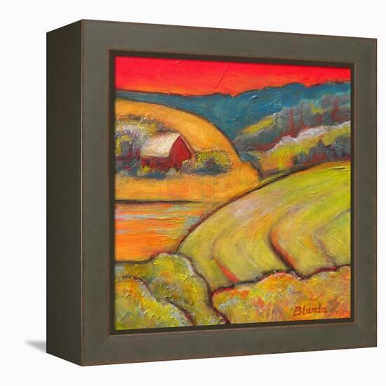 Orange Sky Farm-Blenda Tyvoll-Framed Stretched Canvas