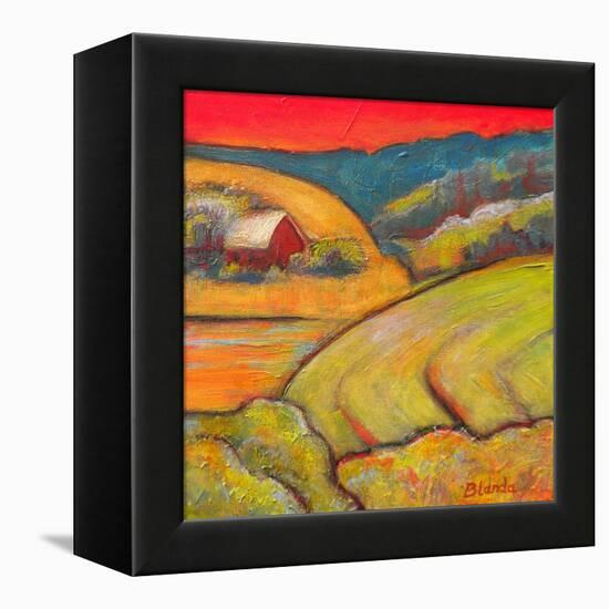 Orange Sky Farm-Blenda Tyvoll-Framed Stretched Canvas