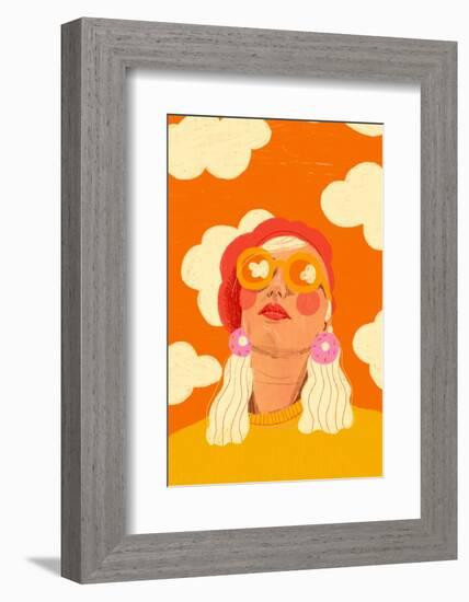 Orange Sky-Gigi Rosado-Framed Photographic Print