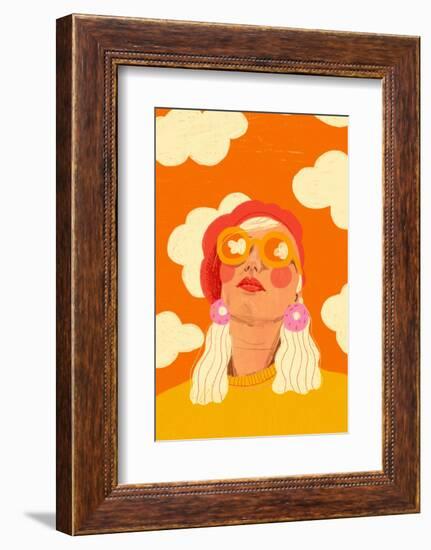 Orange Sky-Gigi Rosado-Framed Photographic Print