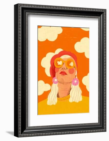 Orange Sky-Gigi Rosado-Framed Photographic Print