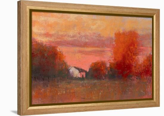 Orange Sky-Carol Strock Wasson-Framed Stretched Canvas