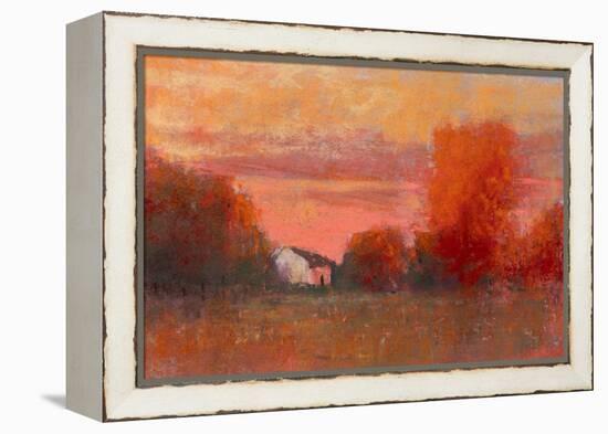 Orange Sky-Carol Strock Wasson-Framed Stretched Canvas