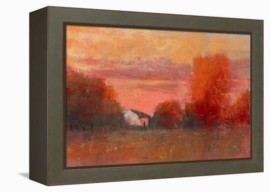 Orange Sky-Carol Strock Wasson-Framed Stretched Canvas