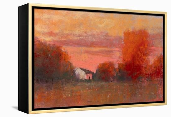 Orange Sky-Carol Strock Wasson-Framed Stretched Canvas