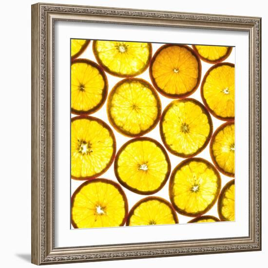 Orange Slices-Mark Sykes-Framed Premium Photographic Print