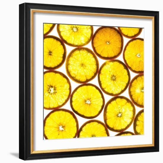 Orange Slices-Mark Sykes-Framed Premium Photographic Print