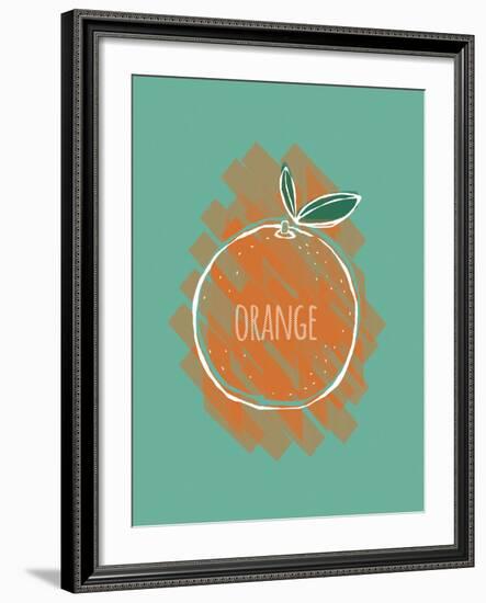 Orange Splash-Myriam Tebbakha-Framed Giclee Print