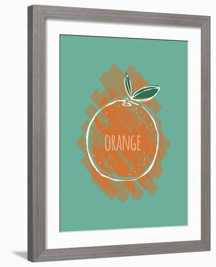 Orange Splash-Myriam Tebbakha-Framed Giclee Print