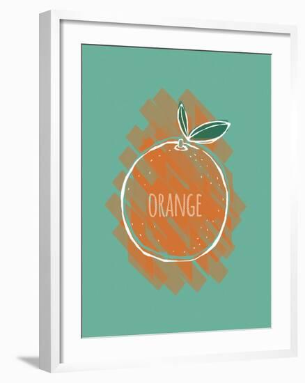 Orange Splash-Myriam Tebbakha-Framed Giclee Print