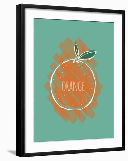 Orange Splash-Myriam Tebbakha-Framed Giclee Print