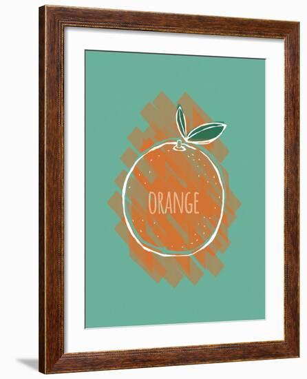 Orange Splash-Myriam Tebbakha-Framed Giclee Print