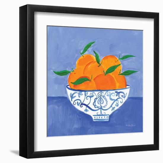 Orange Still Life-Farida Zaman-Framed Art Print