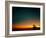 Orange Sunset with Orion, Gemini & Cancer-David Nunuk-Framed Photographic Print