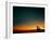 Orange Sunset with Orion, Gemini & Cancer-David Nunuk-Framed Photographic Print