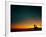 Orange Sunset with Orion, Gemini & Cancer-David Nunuk-Framed Photographic Print