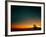 Orange Sunset with Orion, Gemini & Cancer-David Nunuk-Framed Photographic Print