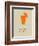 Orange Tequila Shot-NaxArt-Framed Art Print