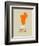 Orange Tequila Shot-NaxArt-Framed Art Print