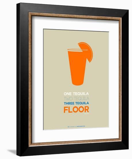 Orange Tequila Shot-NaxArt-Framed Art Print