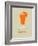 Orange Tequila Shot-NaxArt-Framed Art Print