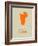 Orange Tequila Shot-NaxArt-Framed Art Print