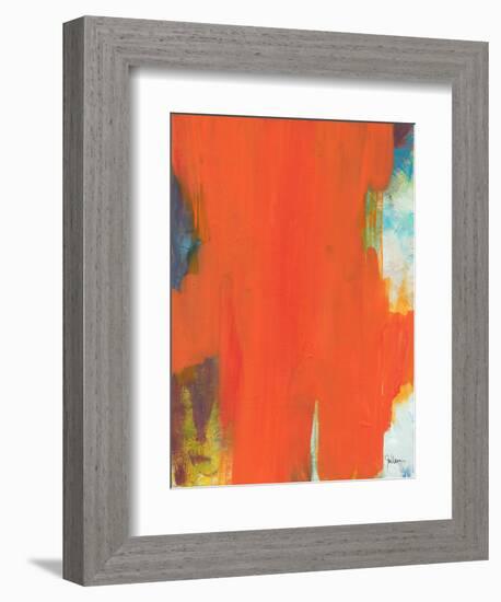 Orange Tide-Jan Weiss-Framed Art Print