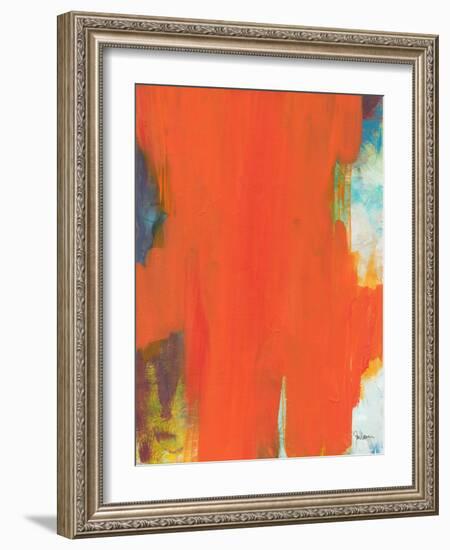 Orange Tide-Jan Weiss-Framed Art Print