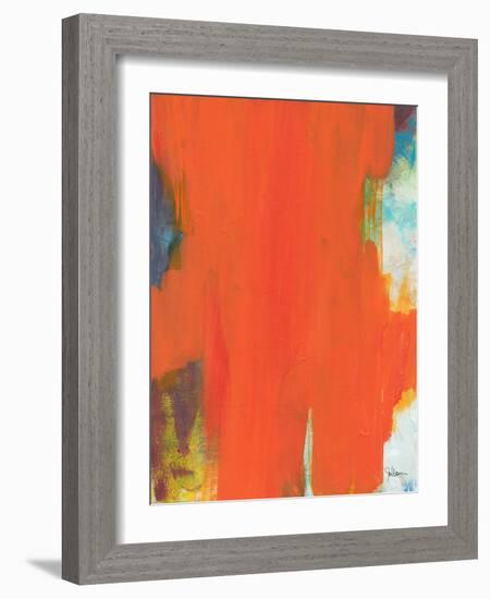 Orange Tide-Jan Weiss-Framed Art Print