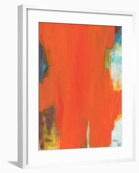 Orange Tide-Jan Weiss-Framed Art Print