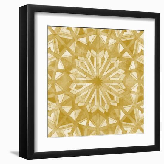 Orange Tile Light 6-Alonza Saunders-Framed Art Print
