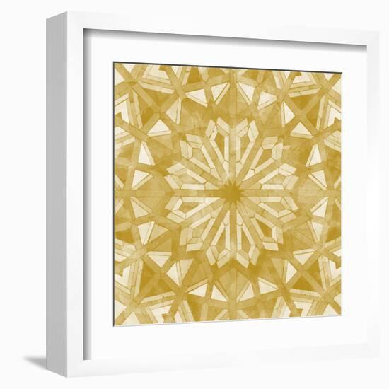 Orange Tile Light 6-Alonza Saunders-Framed Art Print